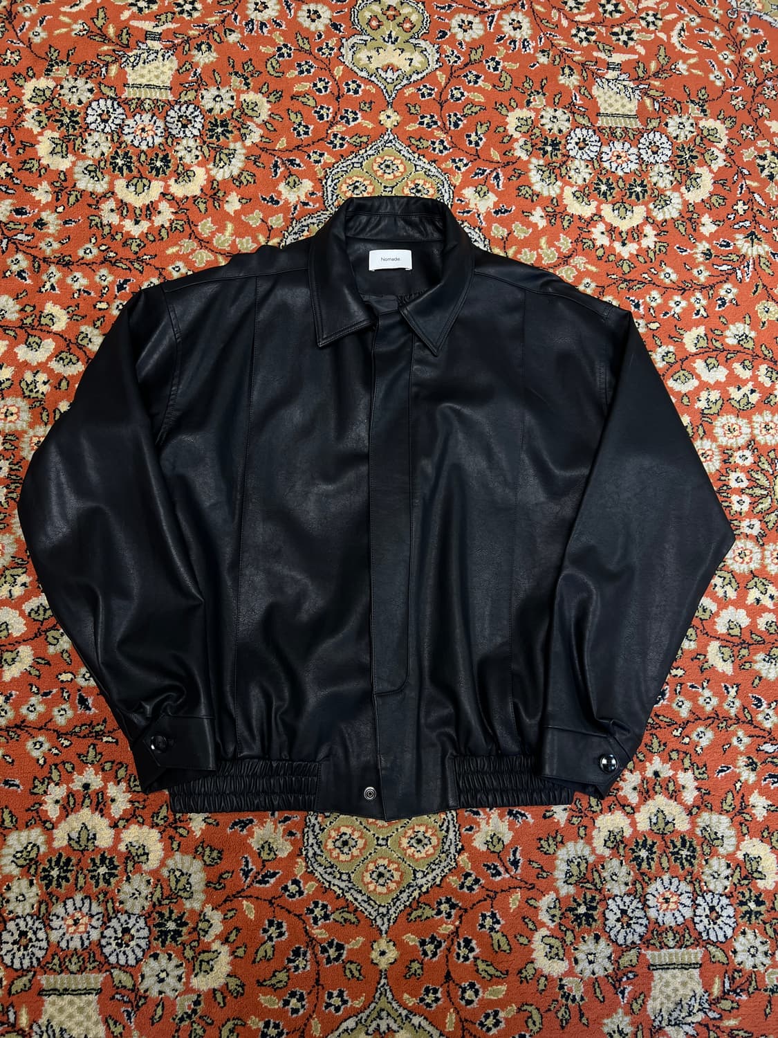 [F] Nomade 비건 레더 싱글 가죽자켓 상품이미지1