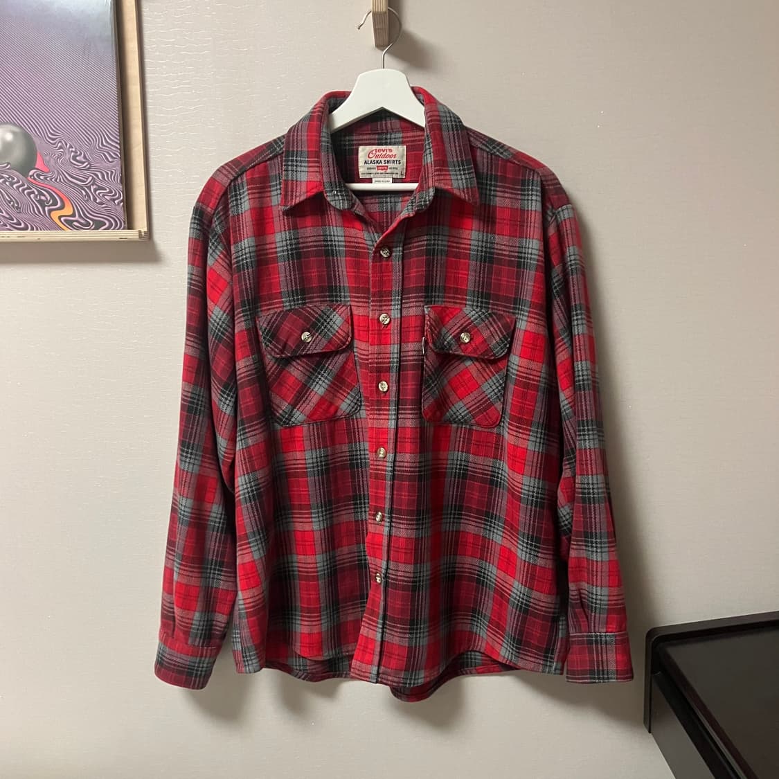 (Rare) 80~90s Levi's ALASKA 셔츠 상품이미지1