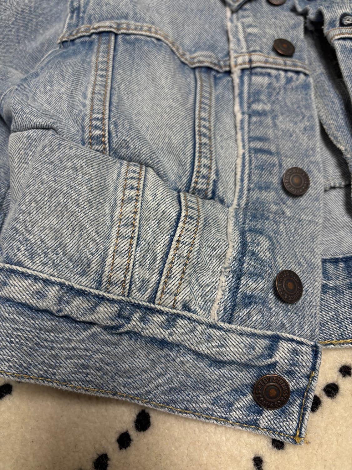 리바이스 데님자켓 커스텀 제품  상품이미지3