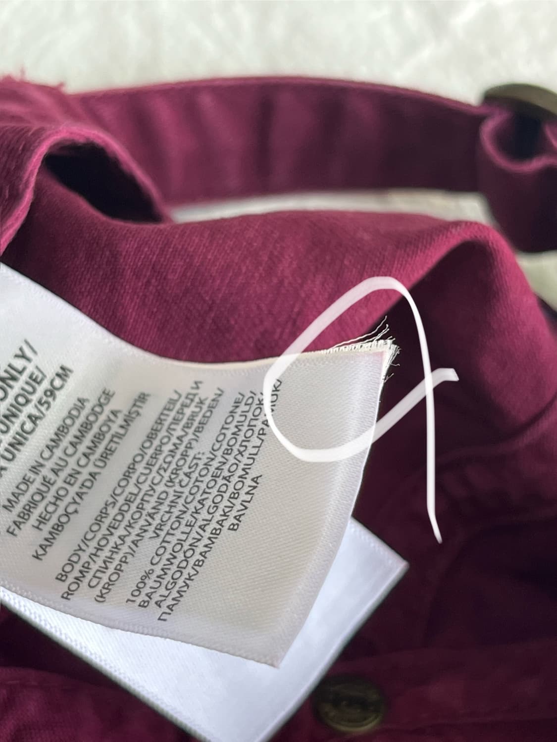 폴로 랄프로렌 버건디 볼캡 모자 상품이미지7