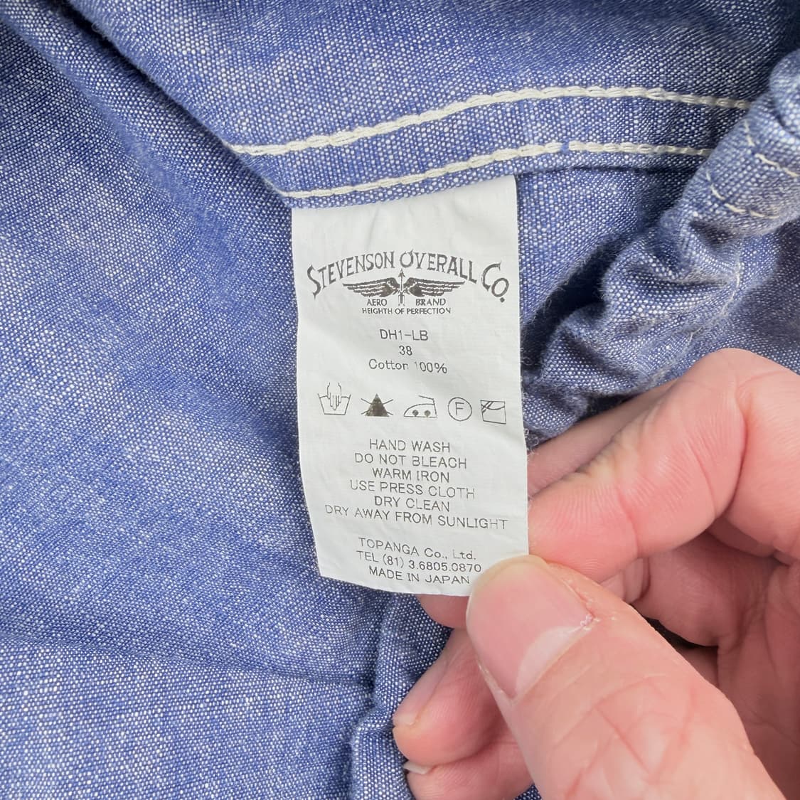 스티븐슨오버롤 데님 아노락 상품이미지4