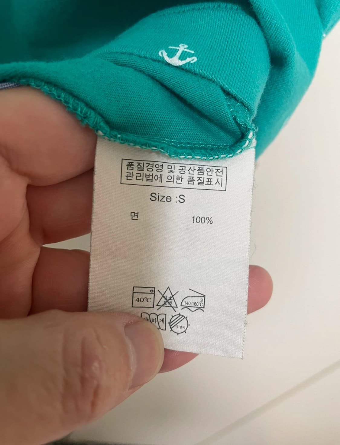 Brooks Brothers 앵커 패턴 반팔 카라티 S 사이즈 상품이미지4