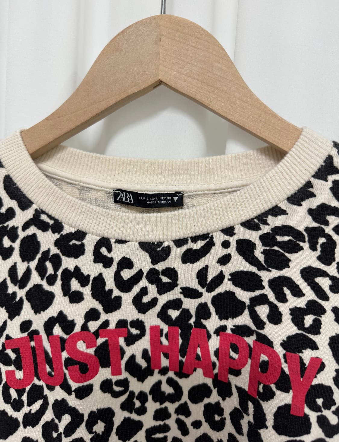 ZARA 자라 레오파드 맨투맨 상품이미지3