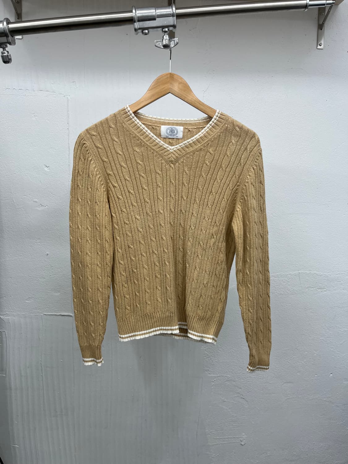 ~55) 90s J.PRESS V넥 니트 상품이미지1