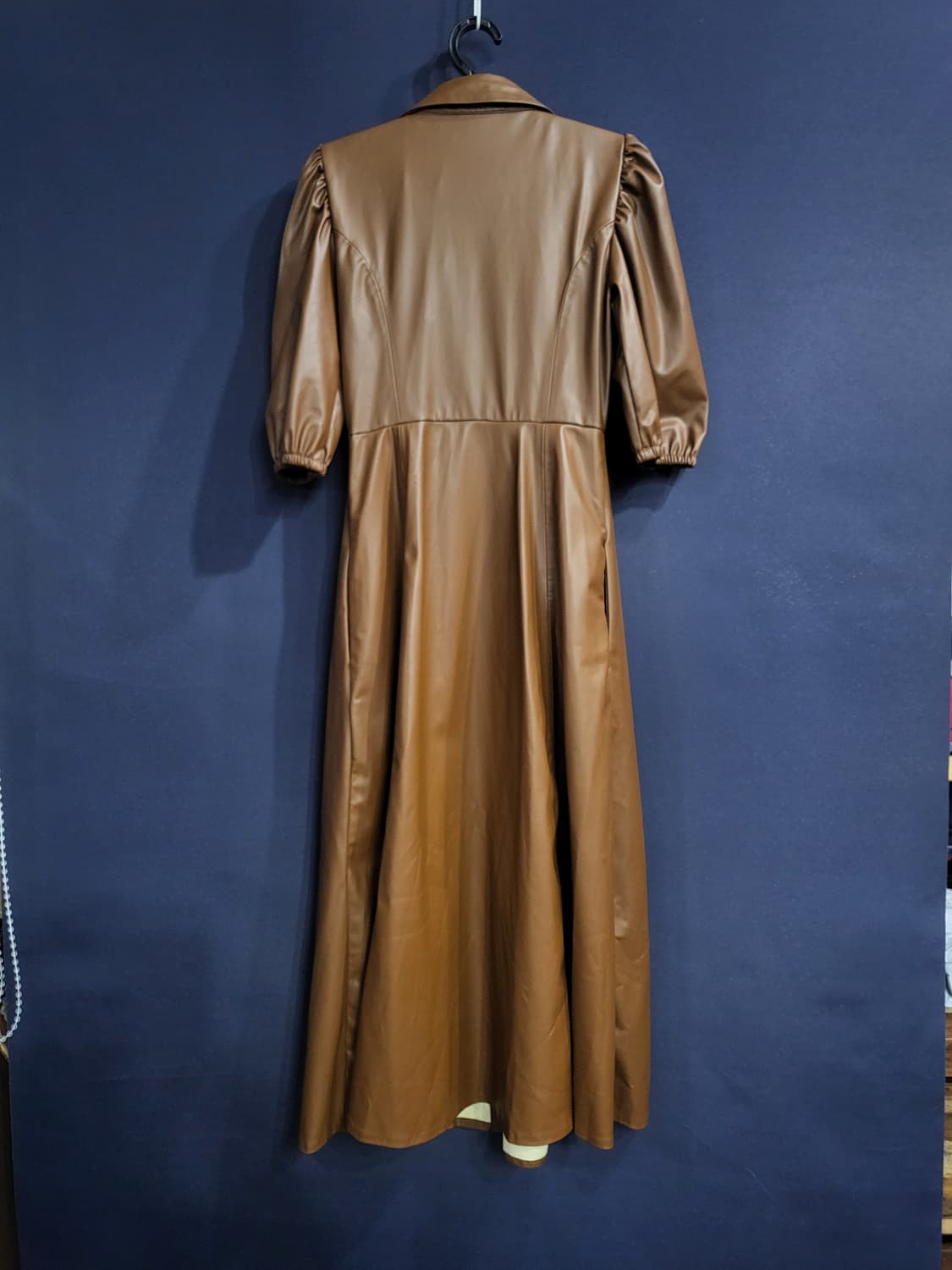 자라 페이크레더 셔츠형 롱원피스 상품이미지6