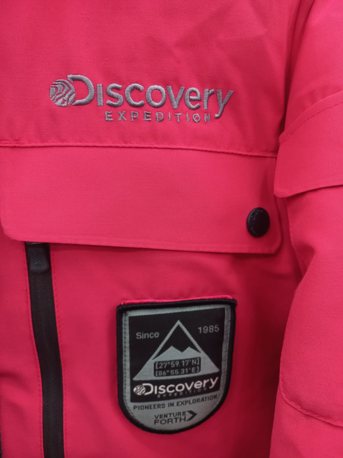 디스커버리 핑크 패딩 공용95 상품이미지4