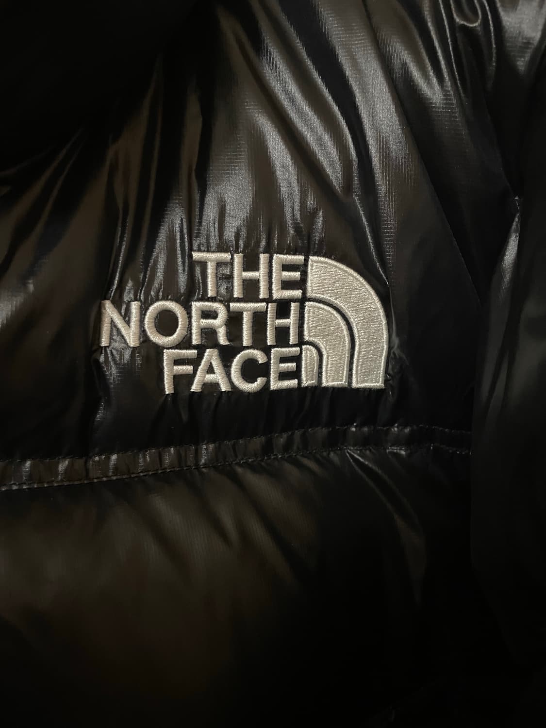 (상태 최상)해외판 노스페이스 여성용 눕시 크롭 숏 패딩 블랙 700 상품이미지6