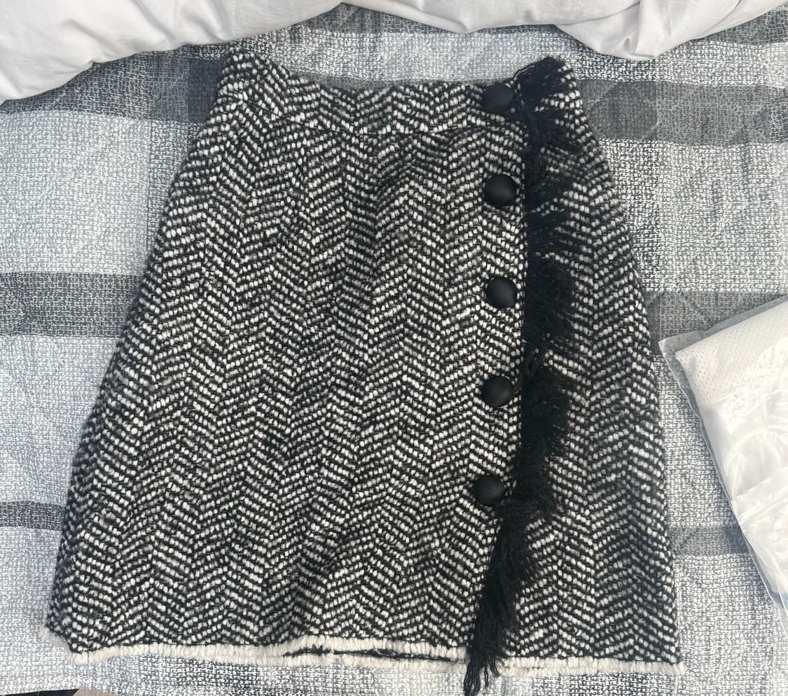 돌체앤가바나 모직 미니스커트 상품이미지1