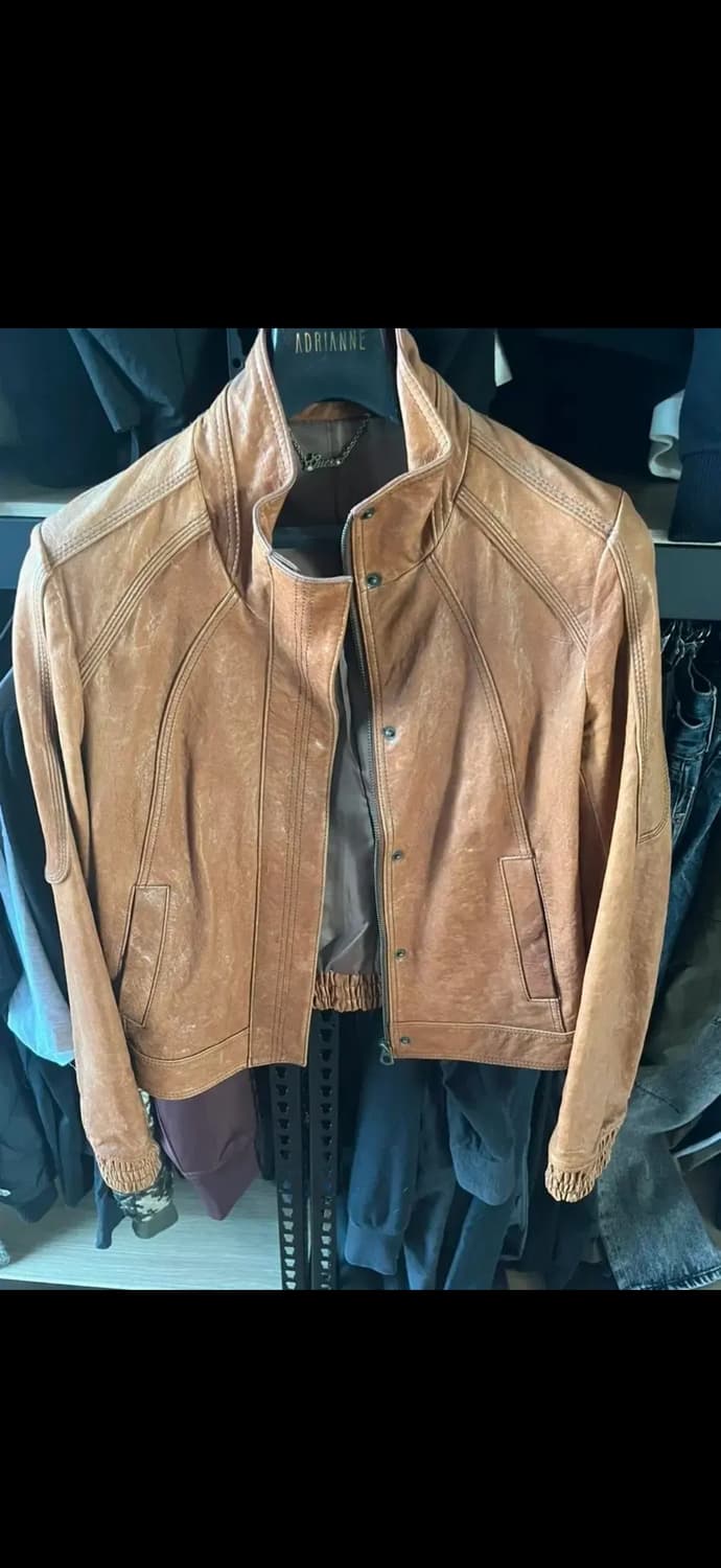 게스 여자 가죽 자켓 상품이미지1