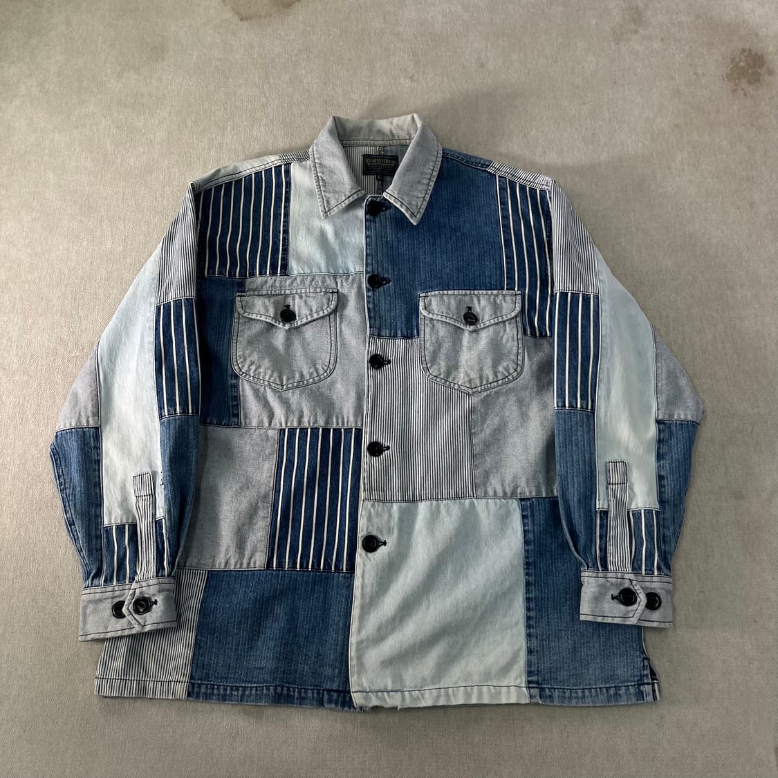105 재팬 빈티지 커니하우스 데님 워크 자켓 상품이미지1