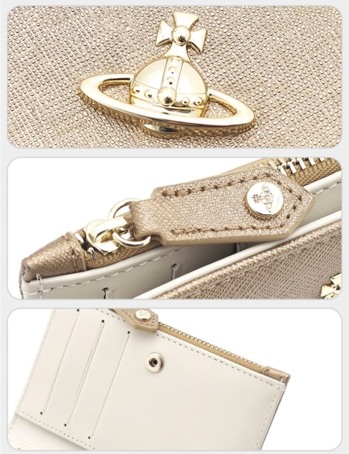 새상품) 비비안웨스트우드 지갑 풀ORB 플랫 카드지갑 상품이미지8