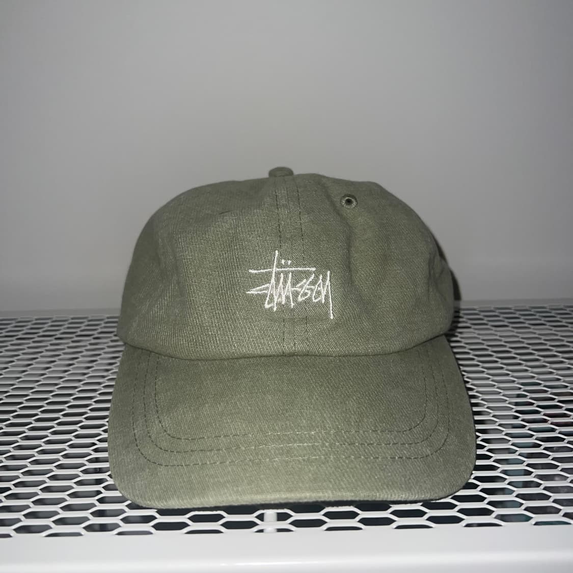 스투시 스탁 로우 프로 볼캡 라이트올리브 상품이미지1