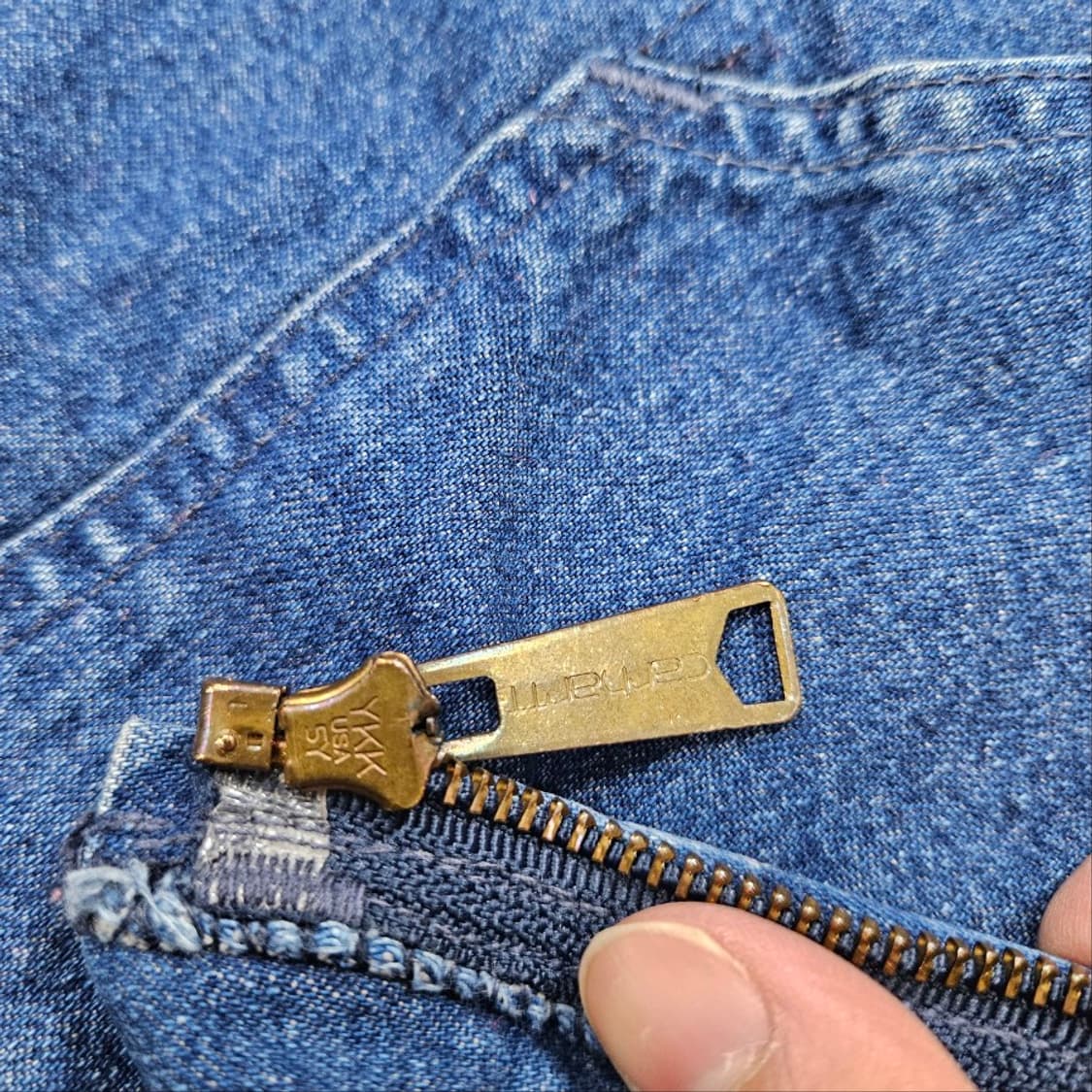 90s 칼하트 데님 액티브 자켓 상품이미지5