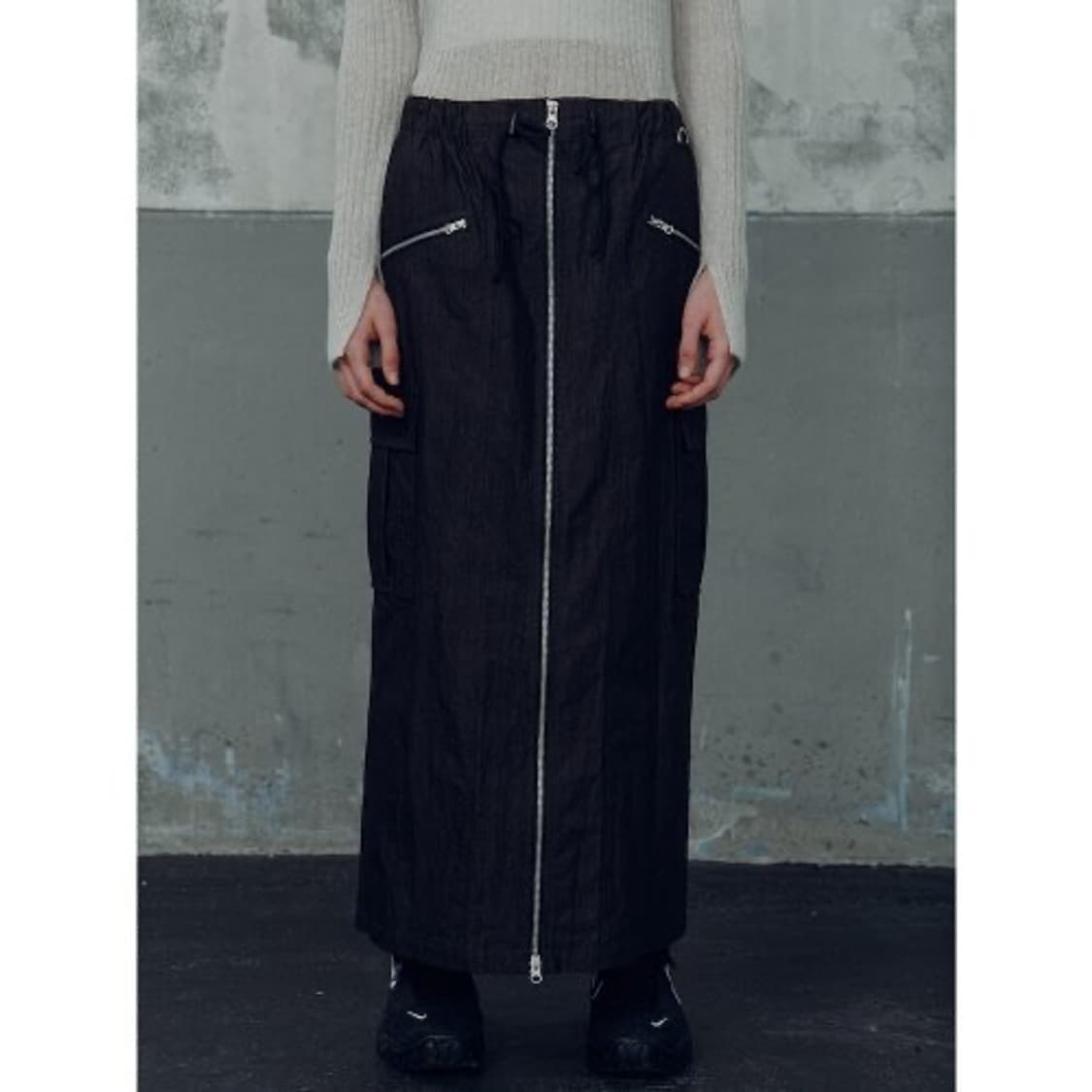 에잇세컨즈 카고 맥시 집업 스커트 유니에잇 스트릿 상품이미지3