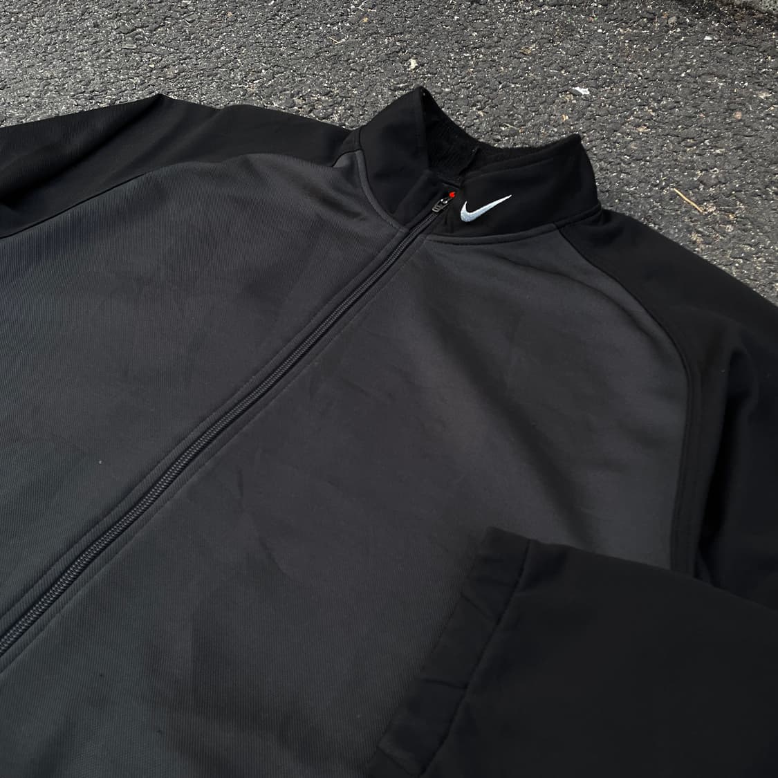 90s 나이키 재팬 넥 스우시 올드스쿨 트랙탑 오버핏 져지 자켓 XL 상품이미지4