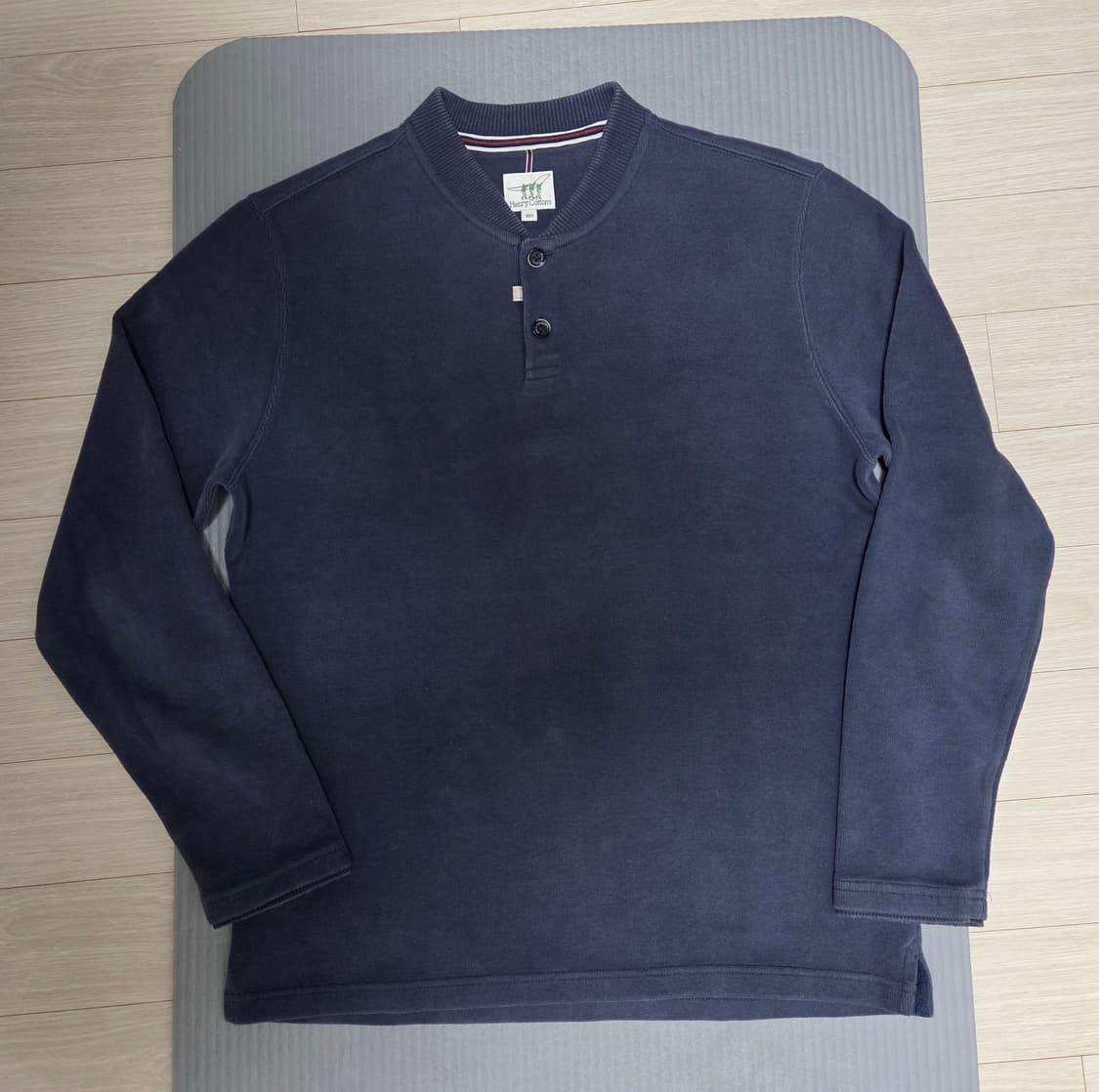 헨리코튼 벨루토 헨리넥 티셔츠 네이비 105XL 사이즈 판매 상품이미지4