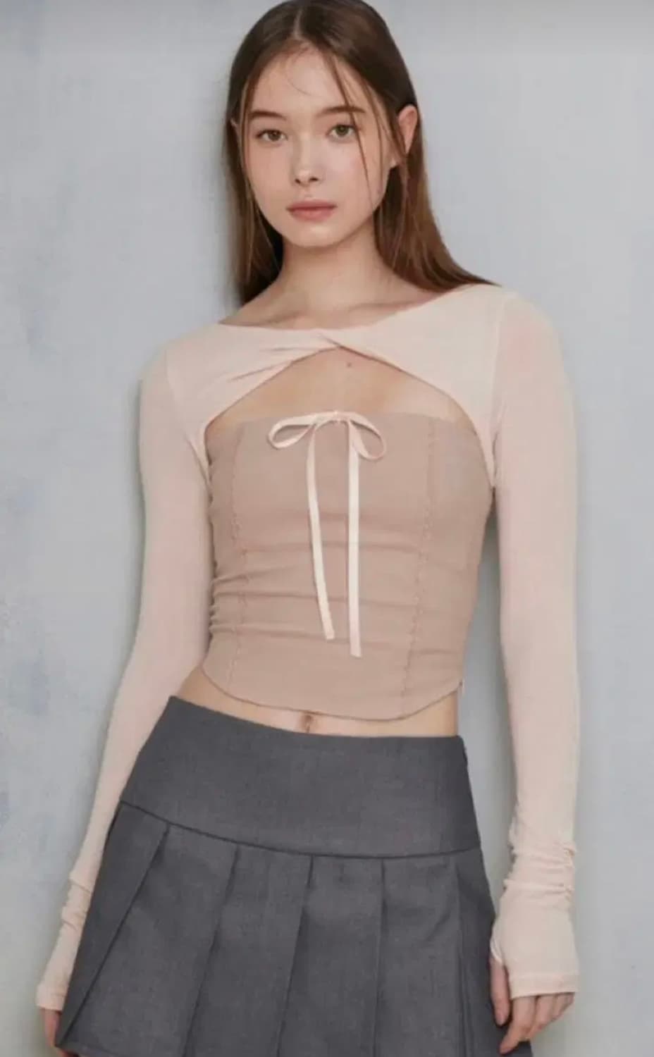 낫유어로즈 레이나탑 핑크 m 상품이미지1