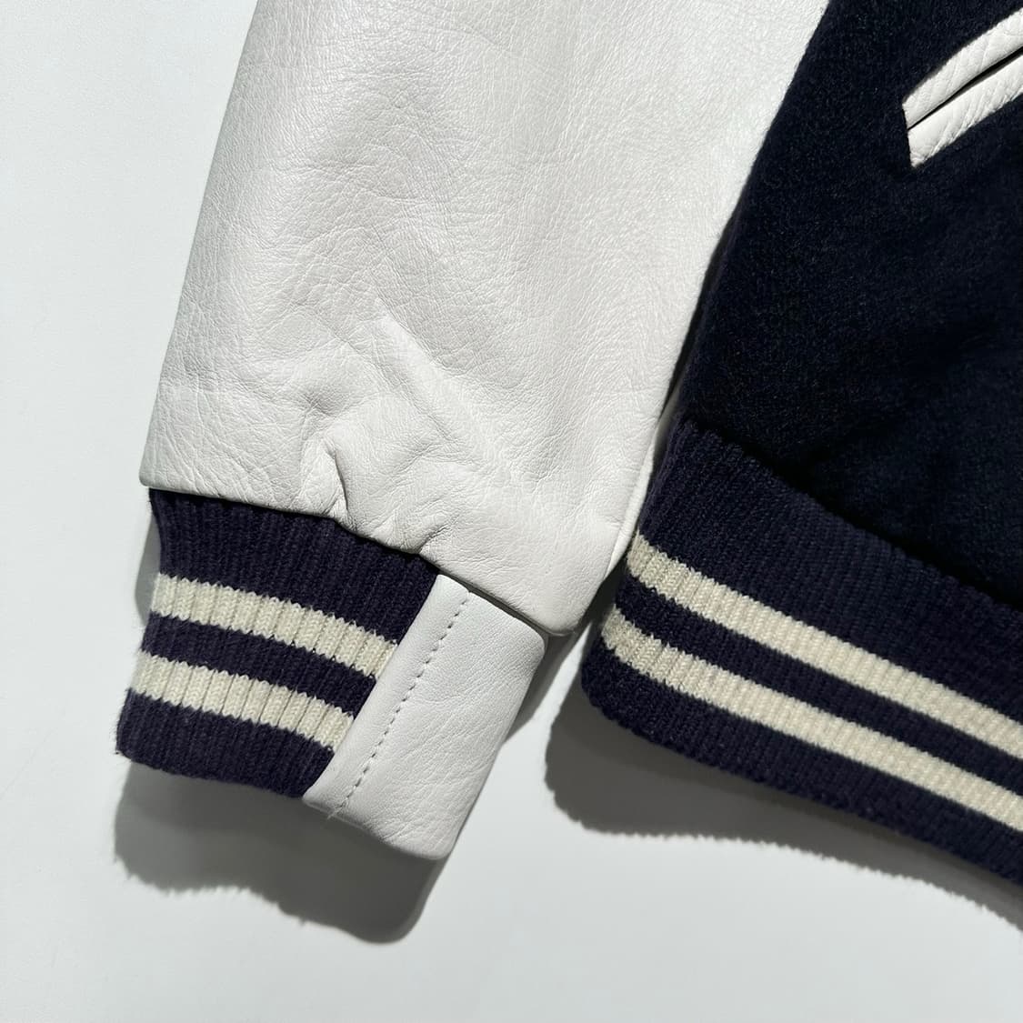 데님 앤 서플라이 랄프로렌 울 레더 바시티 자켓 상품이미지5