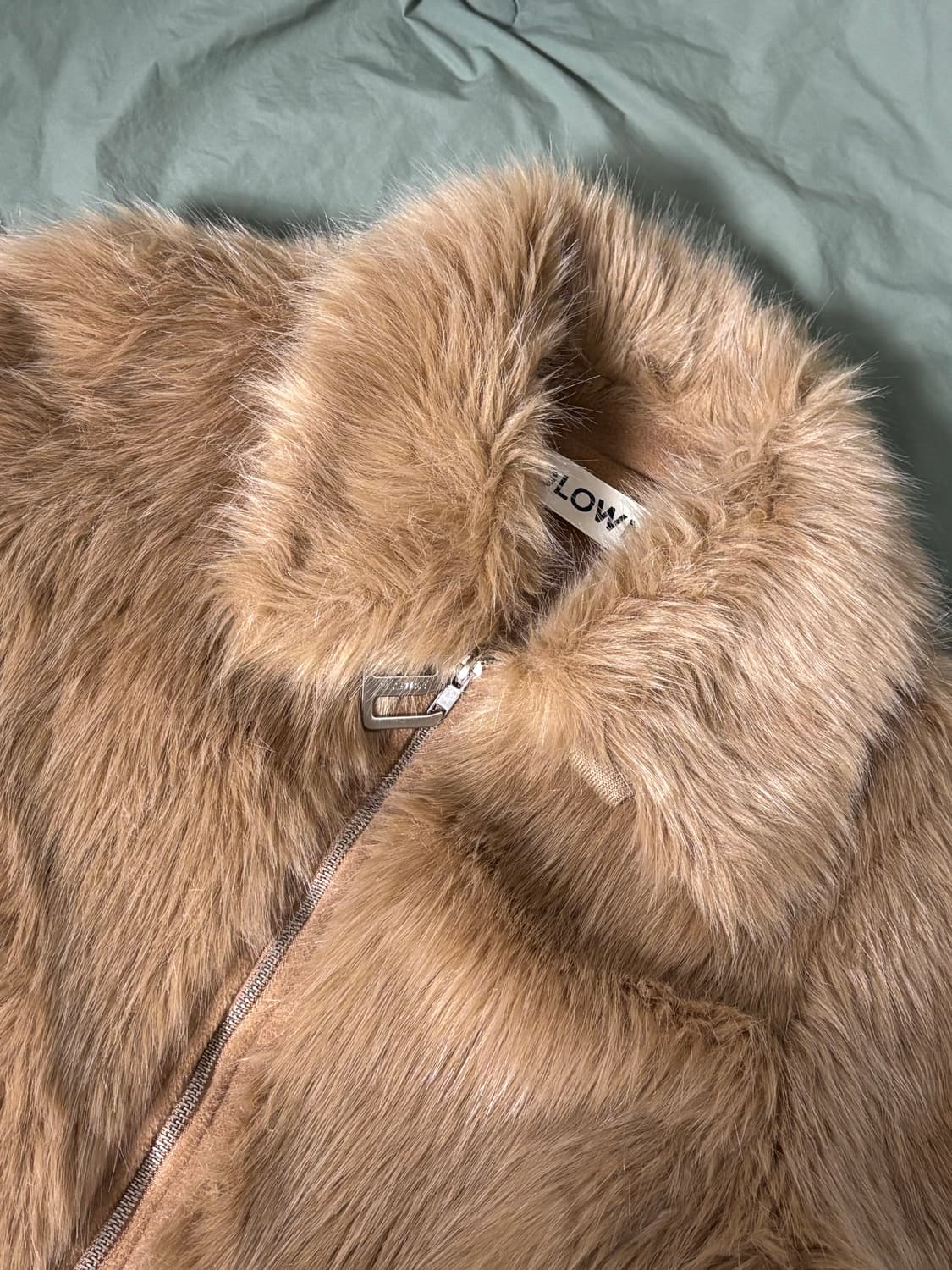 GLOWNY 글로니 리반 퍼 자켓 카멜 상품이미지2