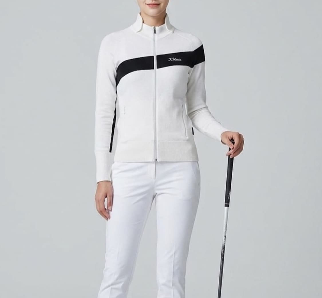 [90]타이틀리스트 풀집업 니트가디건 상품이미지1