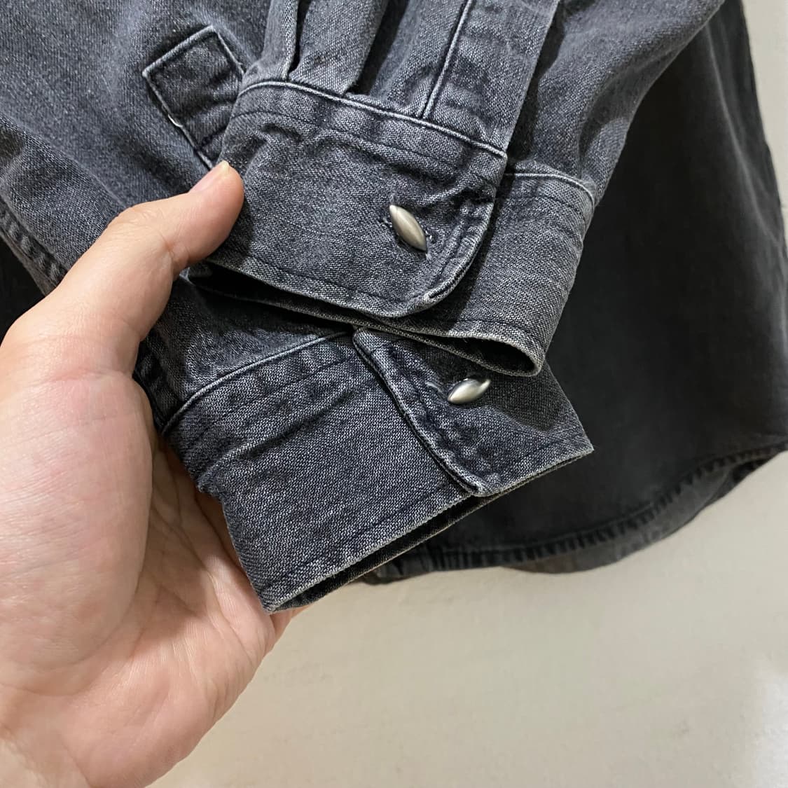 🌊90s marithe western denim shirts 상품이미지7