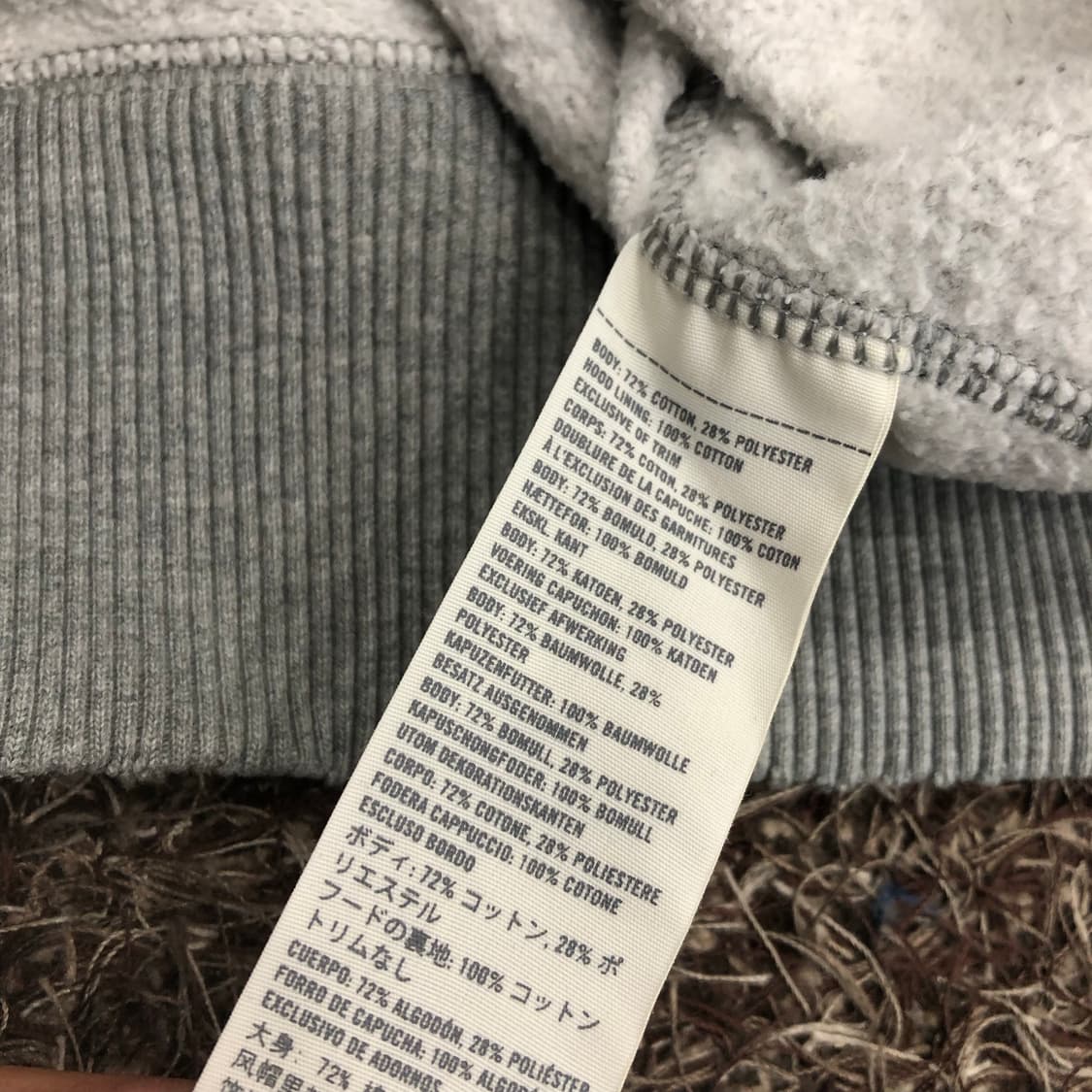 아베크롬비 로고 후드티 상품이미지5