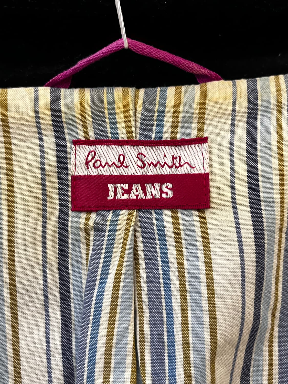 폴스미스 진스 더블 브레스티드 벨벳 코트 상품이미지7