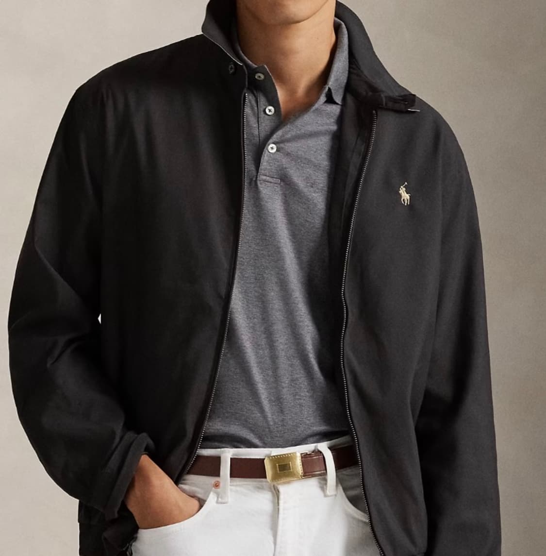 폴로랄프로렌 바이스윙 블랙 L 해링턴 베이포트 바라쿠다 상품이미지1