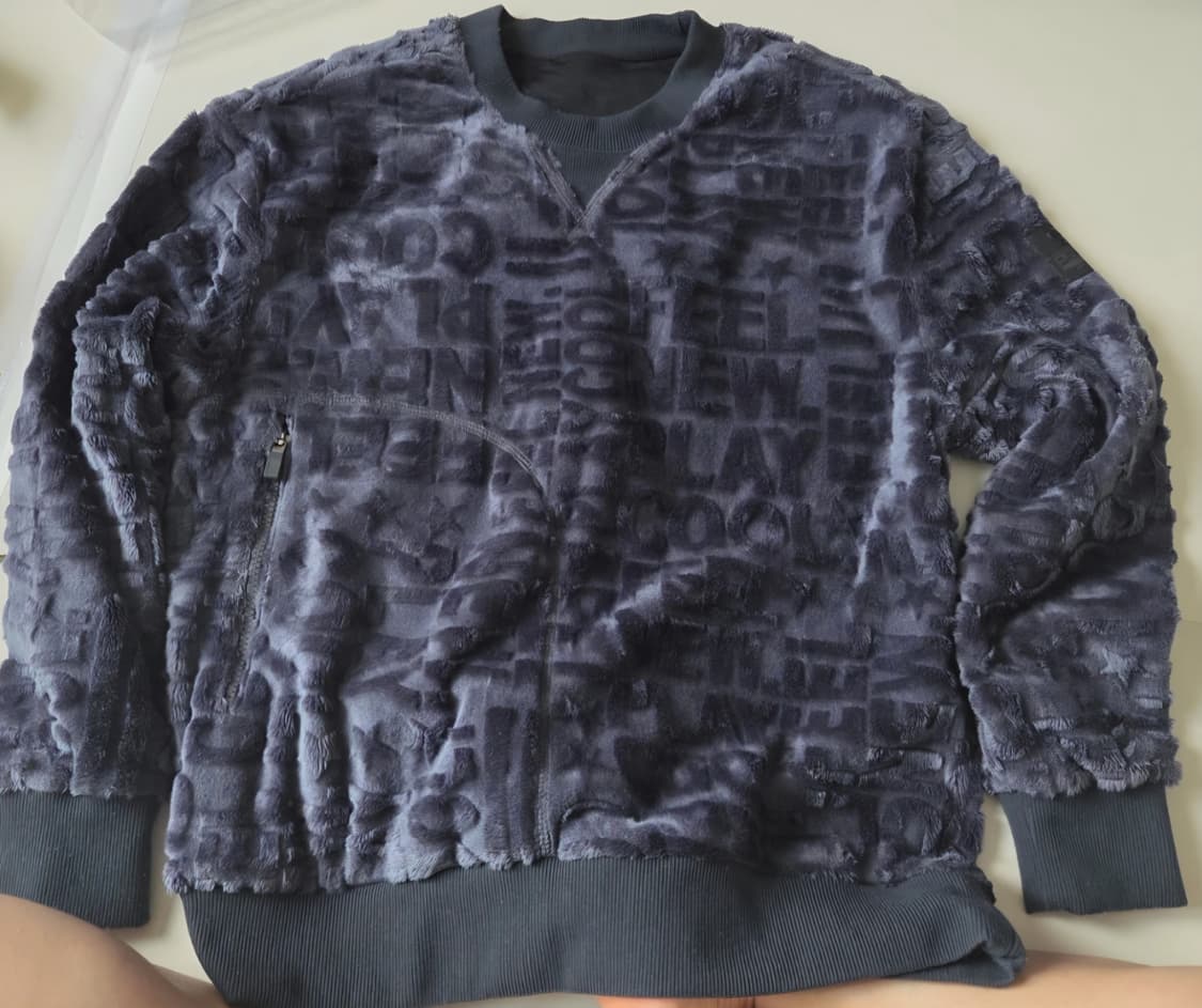 PASSARDI 퍼 맨투맨 티셔츠 상품이미지1