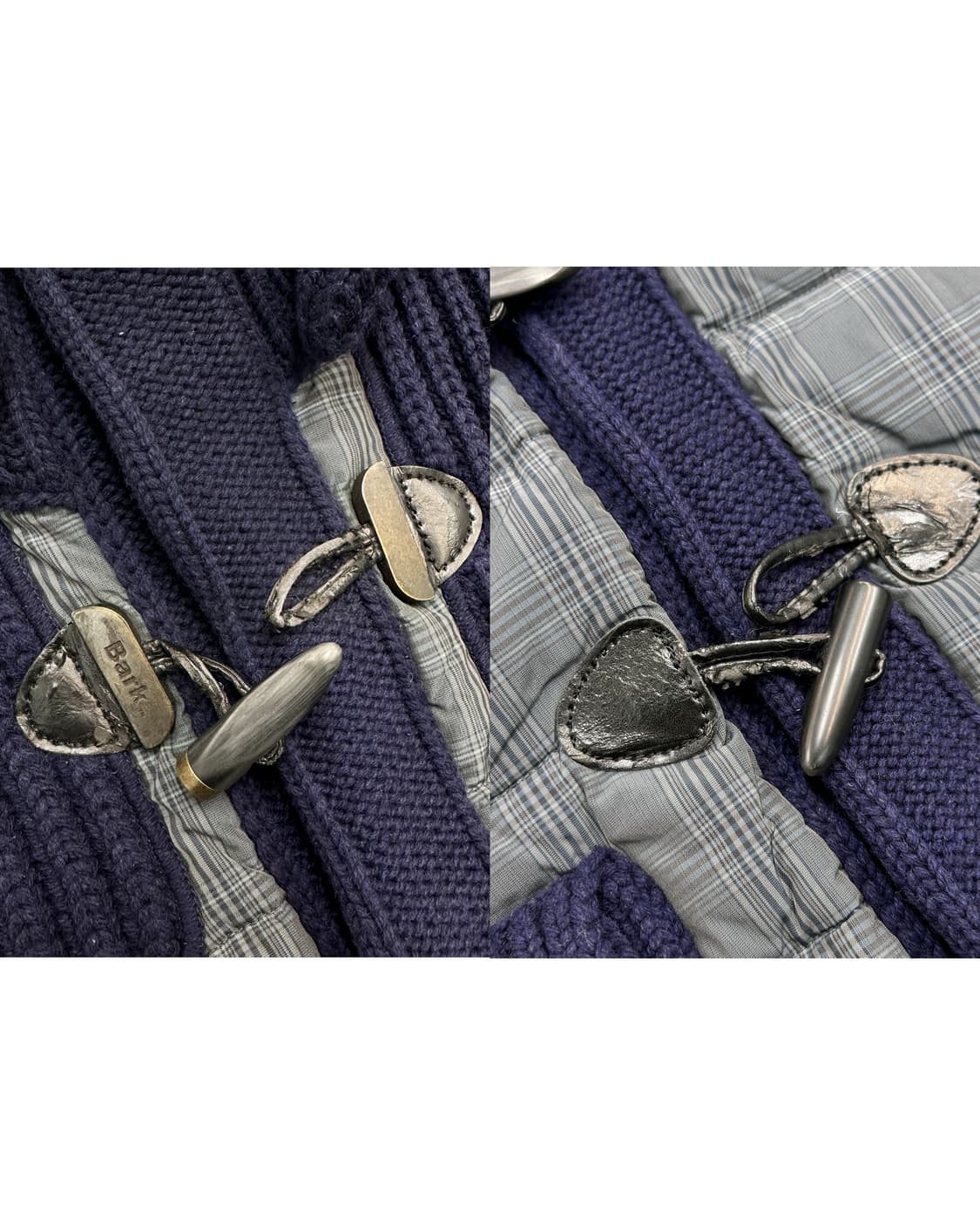 바크 이태리 패디드 니트 더플 후드 코트 상품이미지9