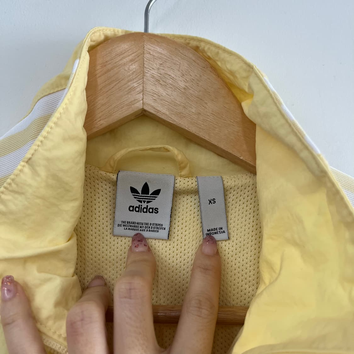 아디다스 오리지널 락업 연노랑 바람막이 자켓 상품이미지5