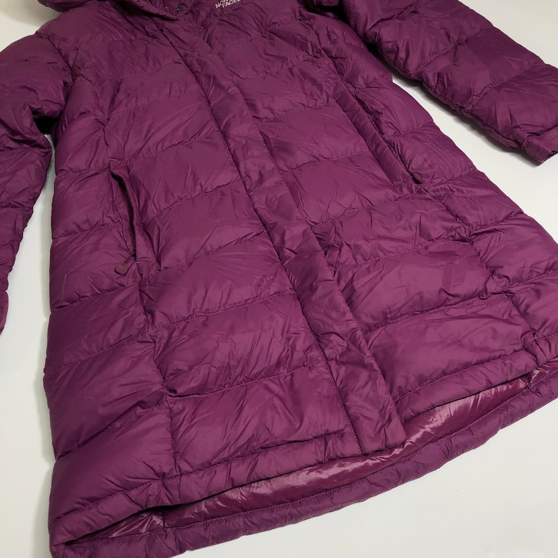 노스페이스 700 롱패딩 퍼플 M 상품이미지5