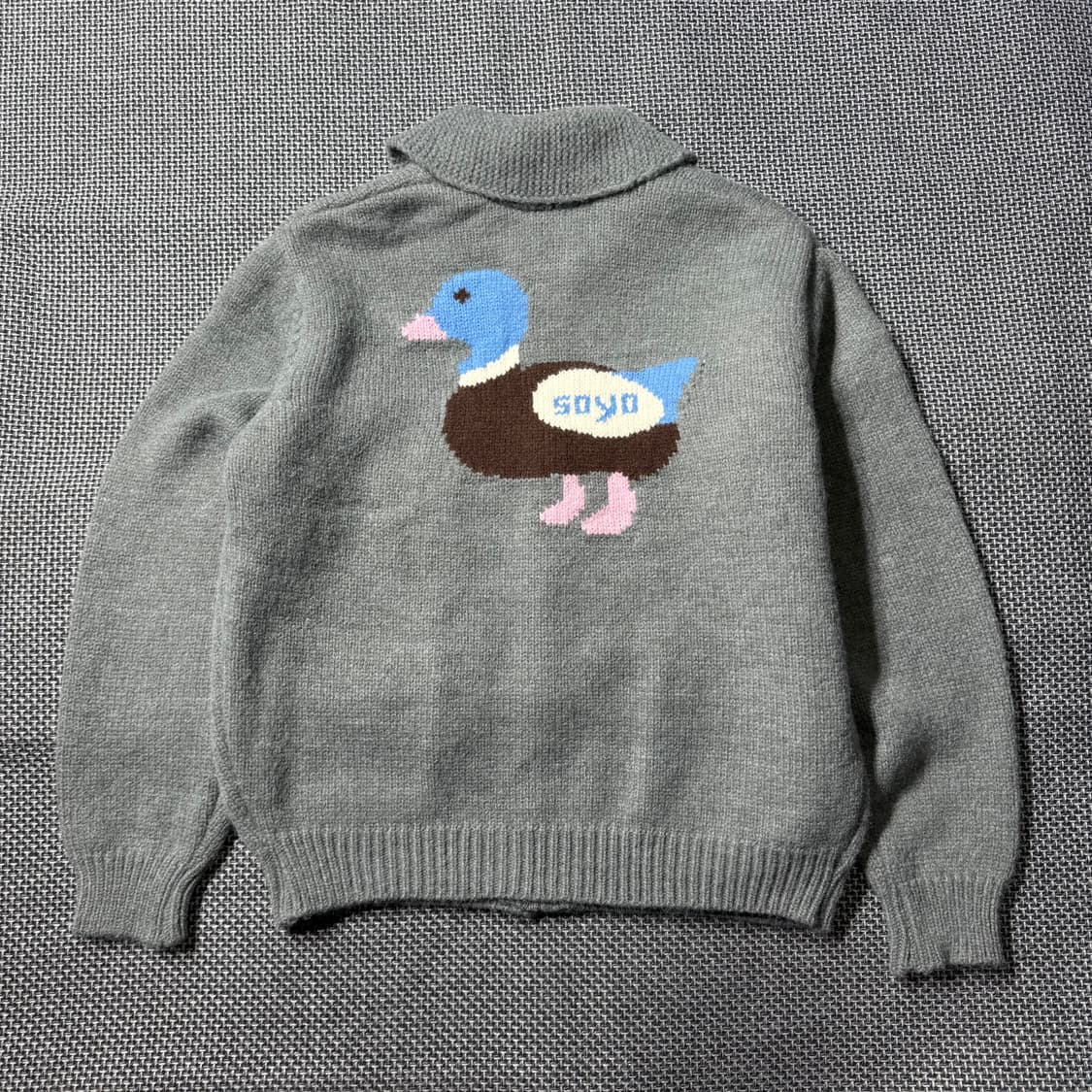 (새상품) 코위찬 니트 집업 상품이미지5