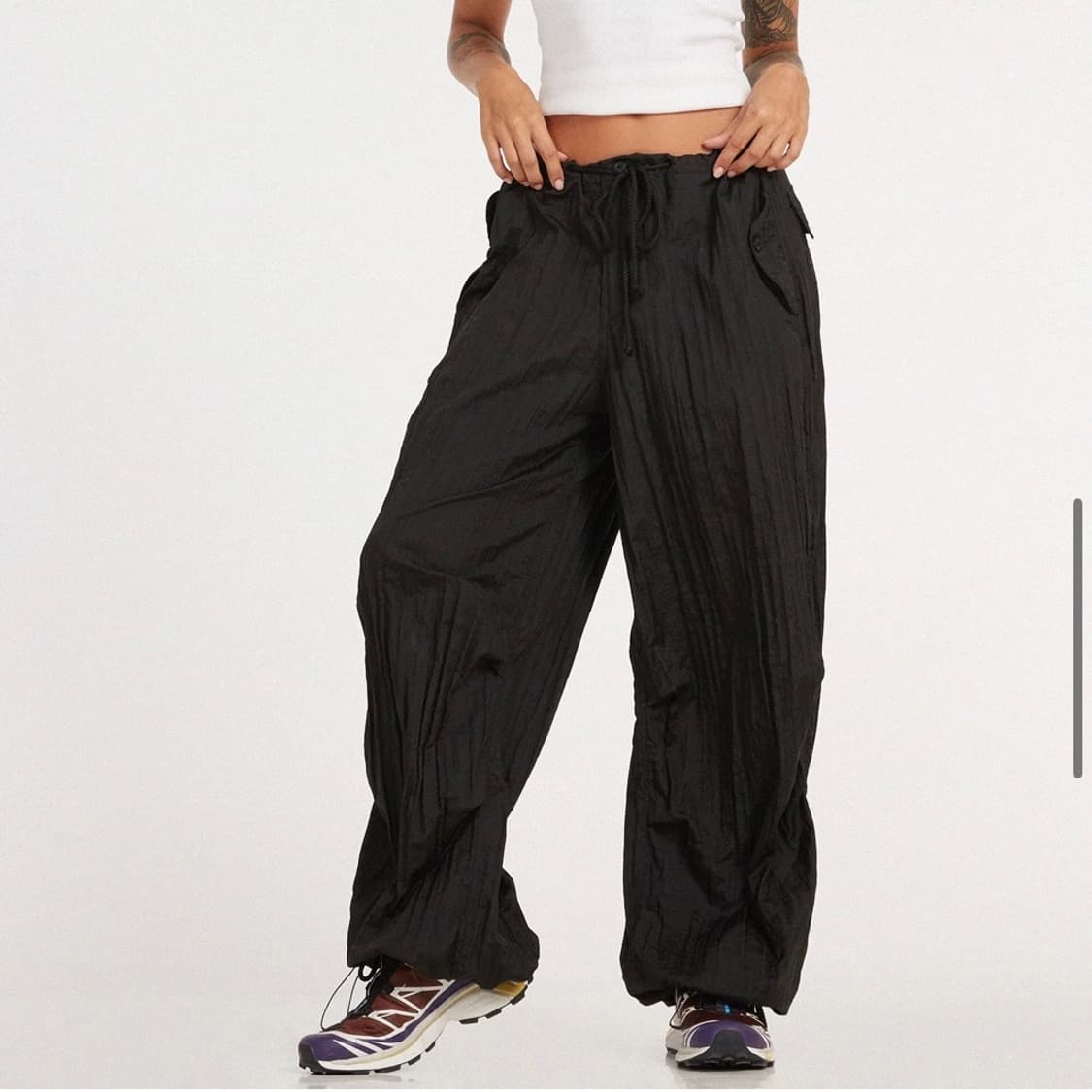 motel rocks parachute pants 후루츠패밀리