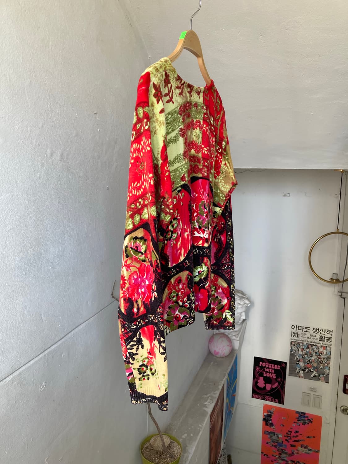 y2k 패턴 니트탑 상품이미지8