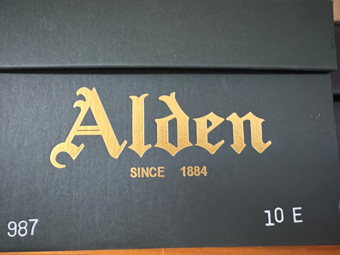 알든 987 슈즈 10E 사이즈 (풀박스+알든 슈트리) 상품이미지1