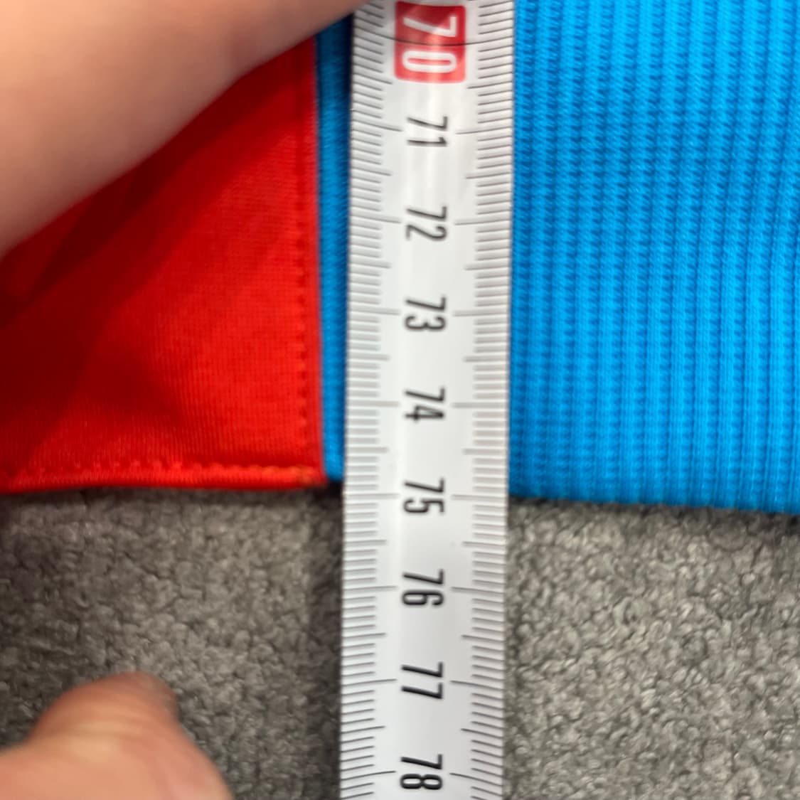 L 아디다스 레드/블루 삼선 트랙탑 져지 상품이미지7