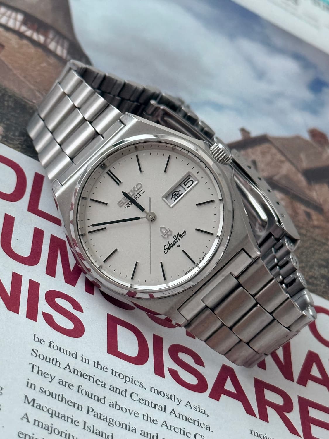 Seiko 세이코 쿼츠 SilverWave 데이 데이트 1979 상품이미지3