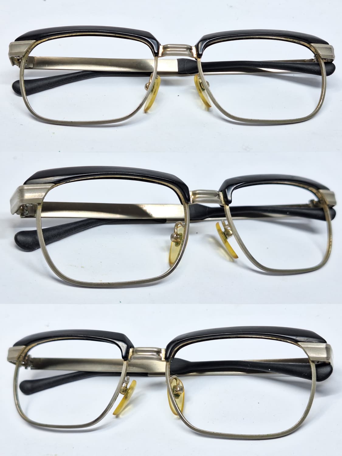 80s 일본 빈티지 SPM 선플래티늄 하금테 안경테 사바에 하우스 브랜드 상품이미지7