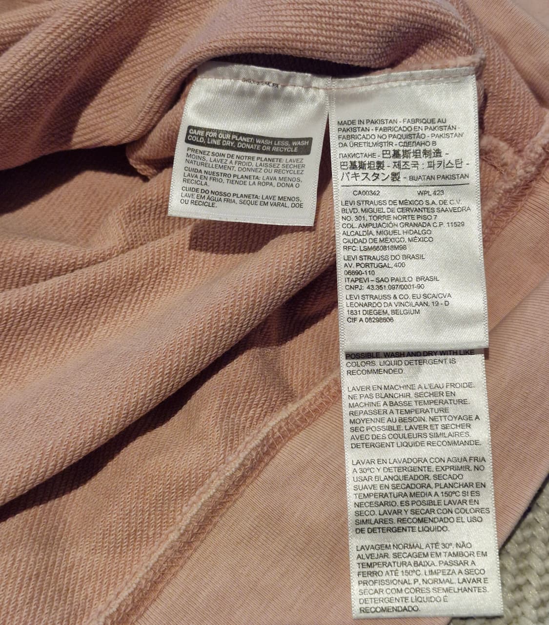 리바이스 가먼트다이드 크루넥 스웻셔츠  상품이미지7