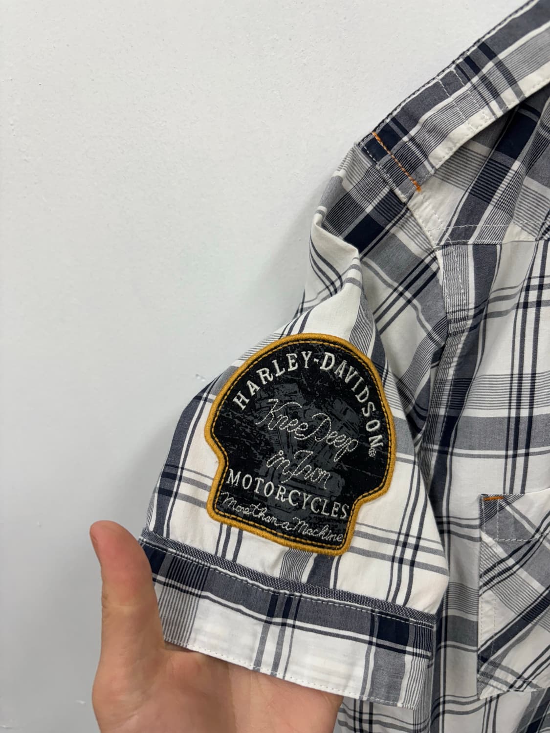 할리데이비슨 패치 반팔셔츠  상품이미지4