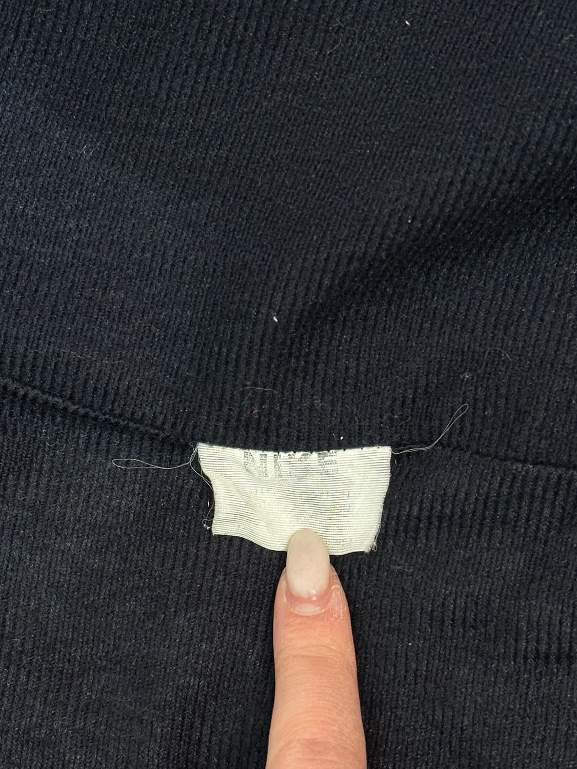 00s 나이키 네이비 퀼팅 자켓 올드스쿨 패딩 점퍼 S 상품이미지8