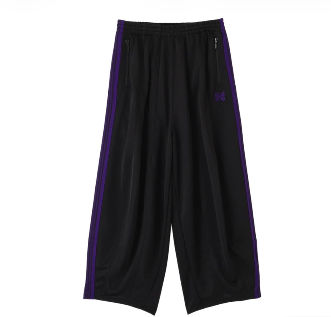 니들스 x LHP H.D. 폴리 스무스 트랙 팬츠 블랙 퍼플 hd팬츠 상품이미지3
