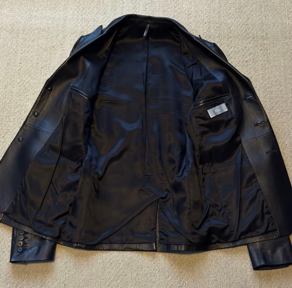 (48) 06ss 디올옴므 에디 레더 블레이저 상품이미지3