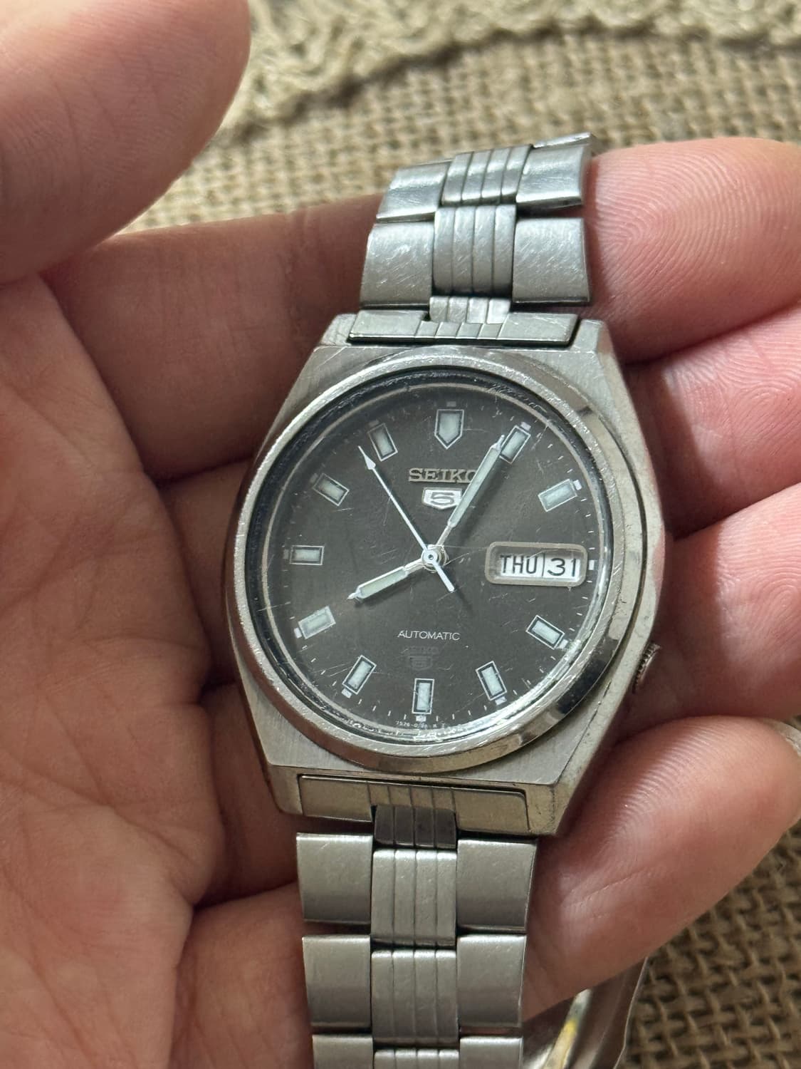 1990s 빈티지 세이코 5 오토매틱 상품이미지3
