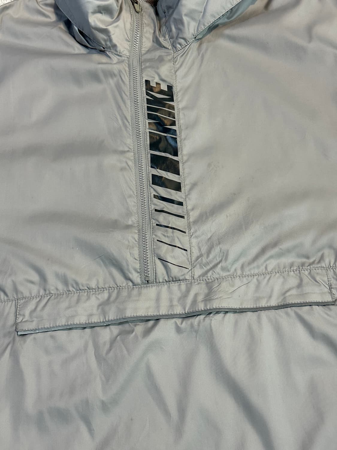 나이키 올드스쿨 나일론 아노락 바람막이 자켓 메탈 그레이 상품이미지5