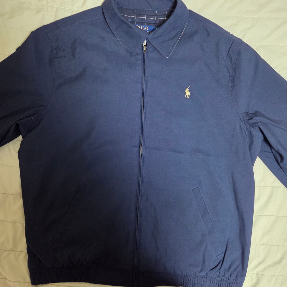 남성 폴로 랄프로렌 정품 바이스윙 자켓 네이비 새제품 L (XL) 상품이미지3