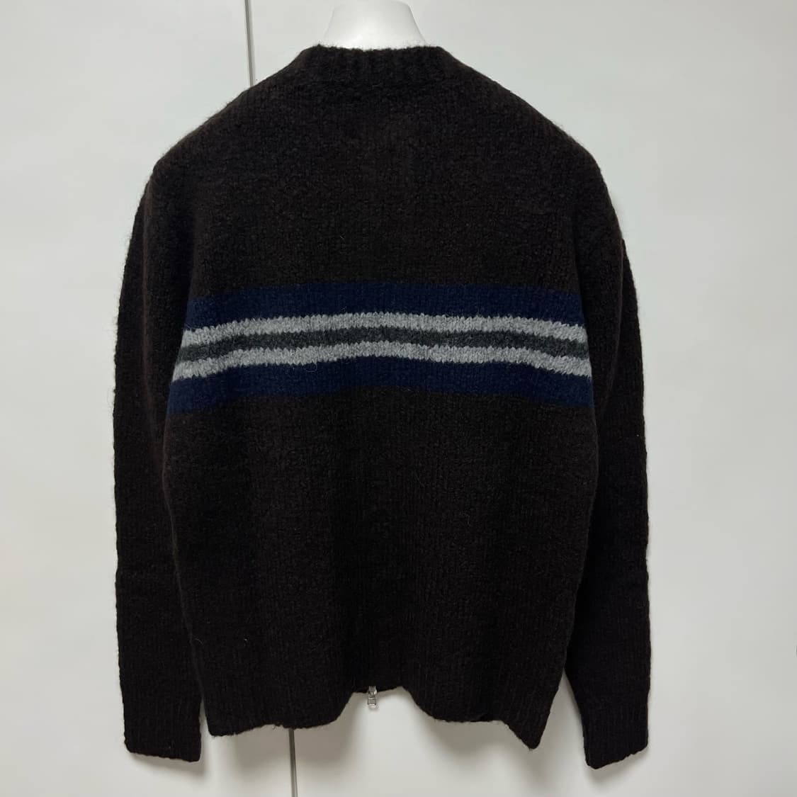 [S,M,L]팔로마울 Penalti Zip B 가디건/브라운 상품이미지3