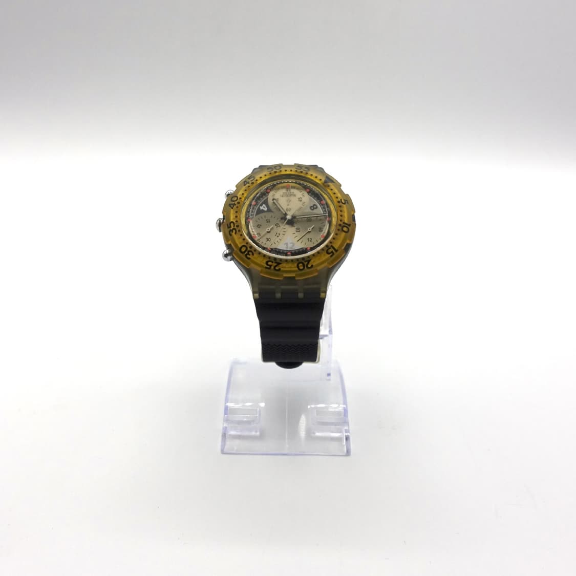 SWATCH 스와치 onda nera 아쿠아 크로노 빈티지 스와치 시계 상품이미지3
