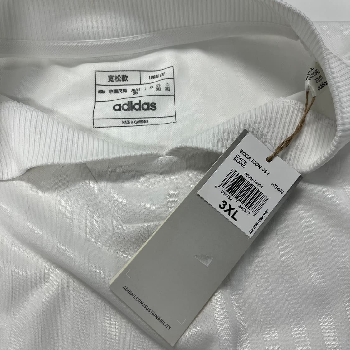 [새상품] [3XL] 아디다스 보카주니어스 2023 아이콘 반팔 져지 상품이미지4